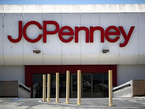 A view of a J.C. Penney store at The Shops at Tanforan Mall on May 15, 2020, in San Bruno, Calif.