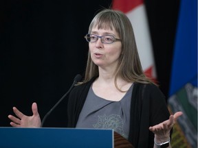 Alberta's chief medical officer of health Dr. Deena Hinshaw provides an update on Wednesday, June 3, 2020, on the province's COVID-19 cases.