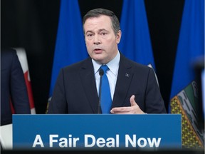 Premier Jason Kenney announced the Fair Deal Panel report on June 17, 2020. CHRIS SCHWARZ/GOVERNMENT OF ALBERTA