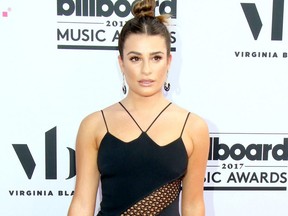 Lea Michele attends the 2017 Billboard Music Awards at T-Mobile Arena in Las Vegas, May 21, 2017.