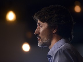 Prime Minister Justin Trudeau holds a news conference at Big Rig Brewery amid the COVID-19 pandemic in Ottawa on Friday, June 26, 2020.