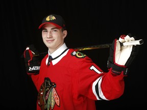 Fort Saskatchewan's Kirby Dach was selected third overall by the Chicago Blackhawks in the 2019 NHL Draft at Rogers Arena on June 21, 2019 in Vancouver.