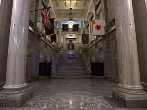 The Alberta legislature.