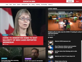 The Edmonton Sun has launched its revitalized website.