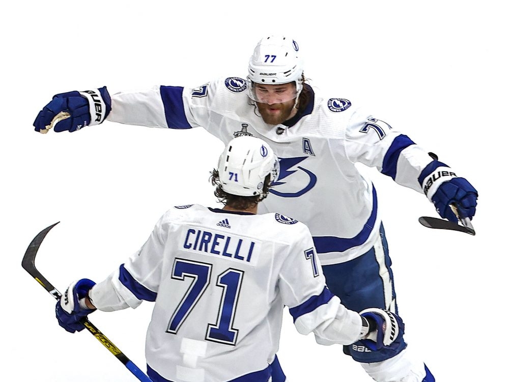 71 Anthony Cirelli Tampa Bay Lightning 2020 Stanley Cup Final Game