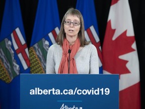 Alberta’s chief medical officer of health Dr. Deena Hinshaw update on COVID-19 and the ongoing work to protect public health in Edmonton, September 4, 2020. Goverment of Alberta photo