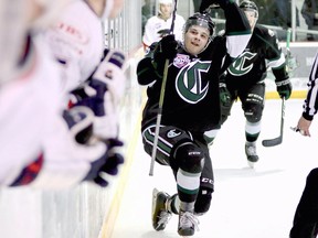 Sherwood Park Crusaders forward Carter Savoie was taken in the fifth round of the NHL Entry Draft by his hometown Edmonton Oilers on Wednesday, Oct. 8, 2020.