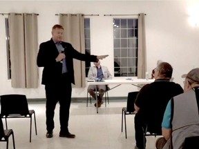 In a video taken at a recent town hall in Parkland County and released by the NDP on Tuesday, Lac Ste. Anne-Parkland MLA Shane Getson said he has heard from employers that they are having difficulty hiring.