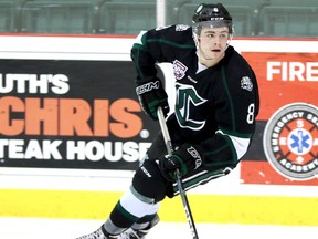 Sherwood Park Crusaders forward Carter Savoie, was selected by the Edmonton Oilers in the fourth-round of the NHL Entry Draft on Wednesday.