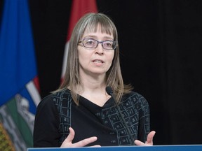Alberta chief medical officer of health Dr. Deena Hinshaw.