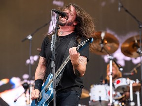 Foo Fighters singer Dave Grohl performs at Rock im Park 2018 festival at Zeppelinfeld on June 1, 2018 in Nuremberg.