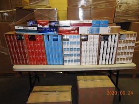 More than 1 million contraband cigarettes seized from central Edmonton storage facility in AGLC investigation