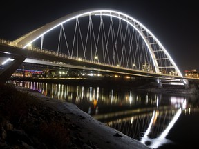 The Walterdale Bridge in Edmonton.