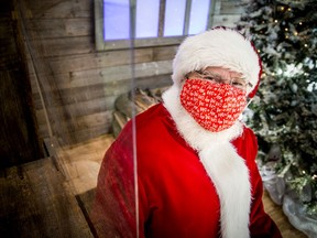 Santa at a mall in Ottawa this year.