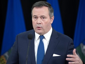 Premier Jason Kenney said in Edmonton on Nov. 24, 2020 that Alberta’s government is declaring a state of public health emergency and putting new restrictions in place to protect the health system and reduce the rising spread of COVID-19 cases.