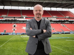 TSN's Paul Graham, the network's vice-president and executive producer of live events, is seen here ahead of the 2016 Grey Cup. He is currently in charge of covering the IIHF world junior championships in the Edmonton bubble over the holidays.