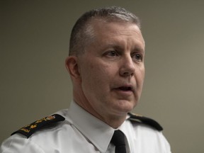 Commander of the Royal Canadian Navy Vice-Admiral Art McDonald is seen during an interview with The Canadian Press in Ottawa, Dec. 11, 2019.