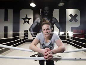 Jelena Mrdjenovich at her new gym Champs boxing studio in Edmonton on Feb. 28, 2018.