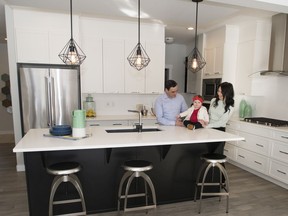 Umberto and Stephanie Giardino, with their 14-month-old daughter, Adrianna, are building their dream home with Coventry Homes in Crystallina Nera.