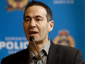 EDMONTON, ALBERTA: MARCH 18, 2013--Principal investigator, and Faculty of Medicine researcher Peter Silverstone speaks during a press conference about research done with Edmonton Police officers being more likely to quickly identify mental health issues during a call, and less likely to use physical force or a weapon in those situations after taking a one day training program through the faculty. Taken at police headquarters on March 18, 2013 in Edmonton. Greg Southam/Edmonton Journal ORG XMIT: gsoutham@edmontonjournal.com