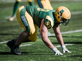 After a strong showing in the virtual combine last month, University of Alberta Golden Bears defensive lineman Cole Nelson was drafted in the first round, fourth overall, by his hometown Edmonton Football Team on Tuesday, May 4, 2021.