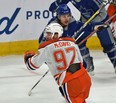 Along with Patrick Kane of the Chicago Blackhawks, Edmonton Oilers captain Connor McDavid (front) and Toronto Maple Leafs sniper Auston Matthews (back) are the frontrunners to win the Hart Trophy this season.