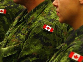 Canadian Armed Forces members are pictured in this undated file photo.