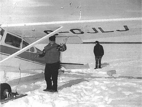 On April 29, 1982, Fox Creek RCMP received a report that a Cessna 185 plane had not returned from its flight and was believed to have crashed. The five persons on board were reported missing. Photos supplied by RCMP