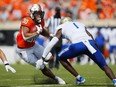 Running back Chuba Hubbard (30) of Oklahoma State.