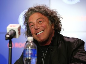 Daryl Katz, owner of the Edmonton Oilers, speaks about the hiring of Ken Holland as general manager of the team during a press conference at Rogers Place in Edmonton on May 7, 2019.