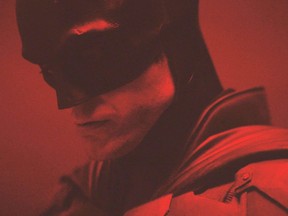 The first look at Robert Pattinson's Batman suit from director Matt Reeves. (twitter.com/mattreevesLA)