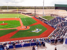 Sylvan Lake Gulls Stadium.