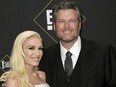 Gwen Stefani and Blake Shelton attend the 2019 E! People's Choice Awards at Barker Hangar on Nov. 10, 2019 in Santa Monica, Calif.