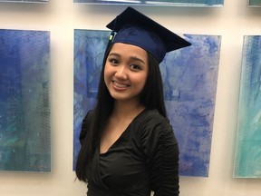 Cardinal Collins valedictorian Adriana Guinto. Submitted photo