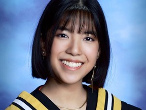 Holy Trinity valedictorian Katrina Montero. Submitted photo