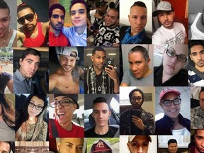 Some of the victims of the shooting at Pulse Nightclub in Orlando in 2016.