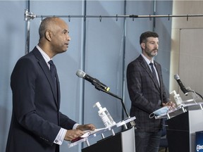 Ahmed Hussen, Minister of Families, Children and Social Development, and Don Iveson, the Mayor of Edmonton, announced a $14.9-million investment to build 68 units of supportive housing. Ryan Jackson, City of Edmonton
