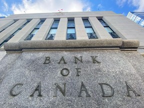 The Bank of Canada building is seen in Ottawa, Wednesday, April 15, 2020.