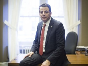 MP Ziad Aboultaif in his office in Ottawa on Feb. 18, 2016.