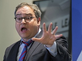 Rebel Media founder Ezra Levant, shown addressing Ryerson Campus Conservatives in 2017, hailed the Federal Court of Canada ruling on Wednesday, September 8, 2021.