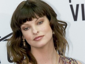 Canadian model Linda Evangelista is pictured in Toronto in this photo taken on May 28, 2004.