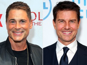 Rob Lowe and Tom Cruise