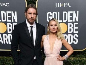 Dax Shepard (L) and Kristen Bell attend the 76th Annual Golden Globe Awards at The Beverly Hilton Hotel on January 6, 2019 in Beverly Hills, California.