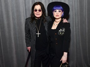 Ozzy Osbourne and Kelly Osbourne attend the 62nd Annual GRAMMY Awards at STAPLES Center on January 26, 2020 in Los Angeles, California.