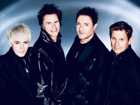 Duran Duran L-R: Nick Rhodes, John Taylor, Simon Le Bon and Roger Taylor.