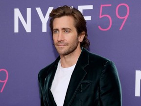 Jake Gyllenhaal attends Netflix's "The Lost Daughter" premiere during the 59th New York Film Festival at Alice Tully Hall in New York City, Sept. 29, 2021.