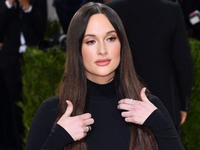 Kacey Musgraves arrives for the 2021 Met Gala at the Metropolitan Museum of Art in New York City, Sept. 13, 2021.
