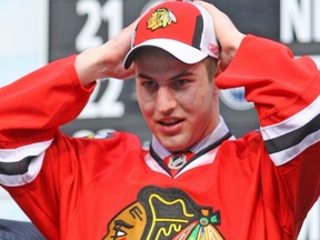 Kyle Beach was drafted 11th overall by the Chicago Blackhawks in 2008.