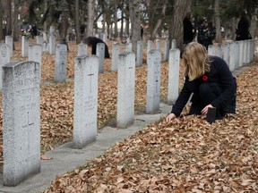 No Stone Left Alone, 10 November 2011 at Beachmount Cemetery, Edmonton