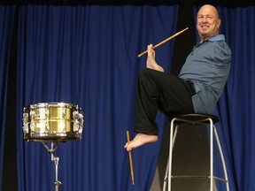 Alvin Law speaks to students at Oakdale Park Middle School  in North York, Ont.,  on March 31, 2014.